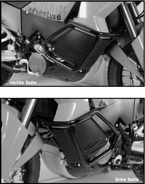 Afbeeldingen van Valbeugel zwart Hepco&Becker voor KTM 950 LC 8 '03-05 / 990 LC 8 Adventure '06-13