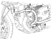 Afbeeldingen van Valbeugel zwart Hepco&Becker voor BMW R1200GS '04-12