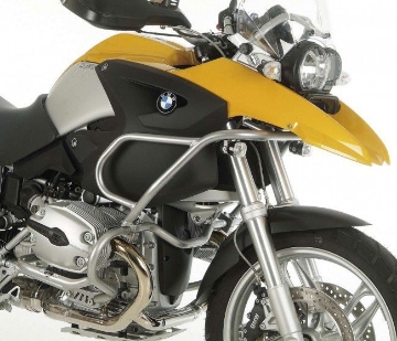 Toon details van Valbeugel boven zilver Hepco&Becker BMW R1200GS '04-07 Afbeeldingen van Valbeugel boven zilver Hepco&Becker BMW R1200GS '04-07
