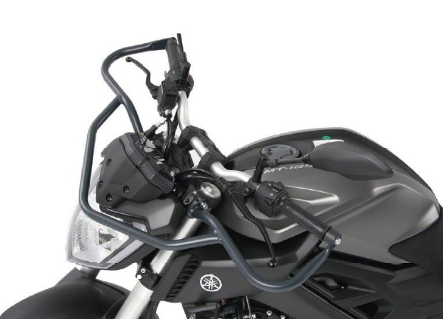 Afbeeldingen van Valbeugel antraciet voorzijde Hepco&Becker Yamaha MT-125 '14-19