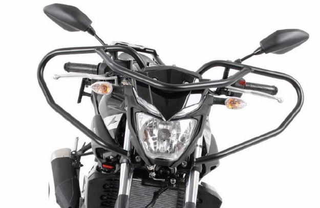 Afbeeldingen van Valbeugel zwart voorzijde Hepco&Becker Yamaha MT-03 '16-19