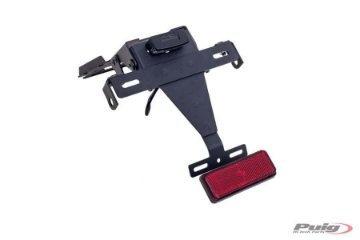 Toon details van Kentekenplaathouder zwart Puig Yamaha FZ6 / FAZER '04-08 / S2 '07-10 Afbeeldingen van Kentekenplaathouder zwart Puig Yamaha FZ6 / FAZER '04-08 / S2 '07-10