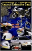 Afbeeldingen van Reflecterende gele stickers 230x22 (4 stuks)
