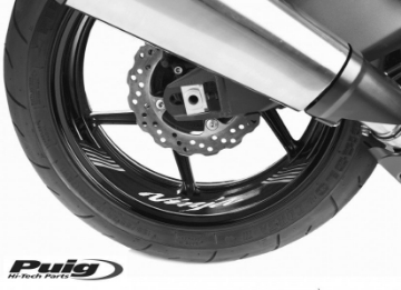 Toon details van Velgsticker met Ninja logo Puig Afbeeldingen van Velgsticker met Ninja logo Puig