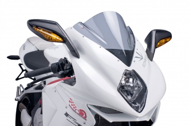 Afbeeldingen van Vervangingsruit Puig Jetstream MV Agusta F3 675 '11-/ F3 800 '13--licht getint