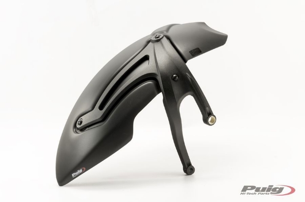 Afbeeldingen van Achterspatbord Puig mat zwart BMW R1200S '06-08 / R1200R '06-14