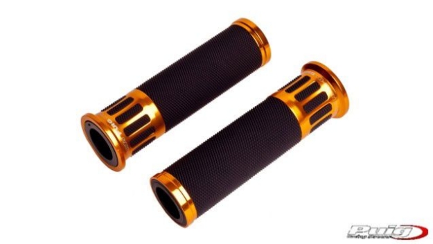 Afbeeldingen van Handvatten Puig HI-TECH Racing (119mm)-Goud