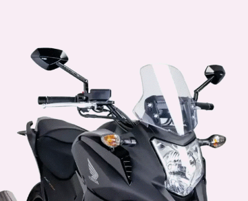 Toon details van Vervangingsruit touring Puig Honda NC700X '12-13 / NC750X '14-15 Afbeeldingen van Vervangingsruit touring Puig Honda NC700X '12-13 / NC750X '14-15