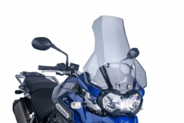 Toon details van Vervangingsruit Touring Puig Triumph Tiger 1200 Explorer '12-'15 -licht getint Afbeeldingen van Vervangingsruit Touring Puig Triumph Tiger 1200 Explorer '12-'15 -licht getint