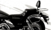Afbeeldingen van Sissybar zonder rekje Hepco&Becker chroom Kawasaki EL250/ EL252