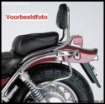 Afbeeldingen van Sissybar zonder rekje Hepco&Becker chroom Suzuki GZ125/ GZ250 '98-'04