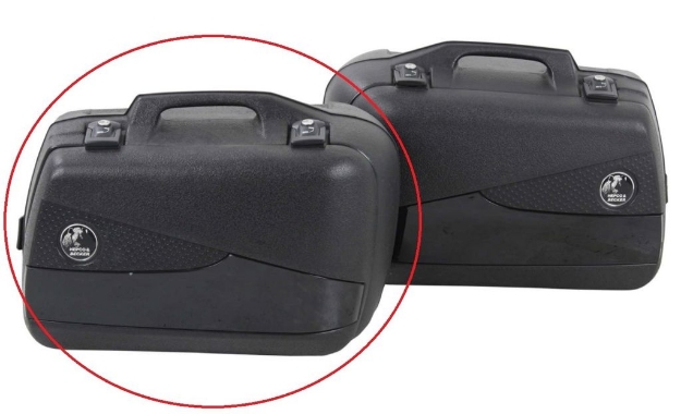 Afbeeldingen van Hepco&Becker Junior Flash 30L black losse rechter koffer