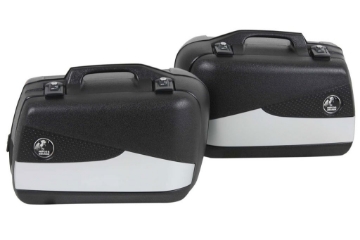 Toon details van Hepco&Becker kofferset Junior Flash 27L zilver Afbeeldingen van Hepco&Becker kofferset Junior Flash 27L zilver