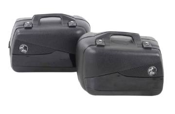 Toon details van Hepco&Becker kofferset Junior Flash zwart 37L Afbeeldingen van Hepco&Becker kofferset Junior Flash zwart 37L