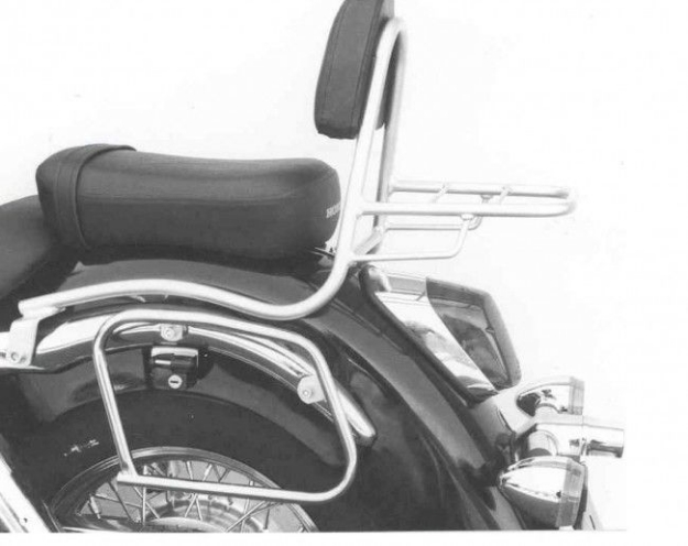 Afbeeldingen van Sissybar met rekje Hepco&Becker chroom Honda VT750C2