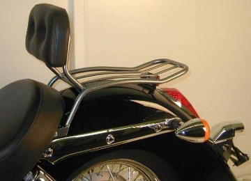 Toon details van Solorack met rugsteun Hepco&Becker chroom Honda VT750 2004-2007 Afbeeldingen van Solorack met rugsteun Hepco&Becker chroom Honda VT750 2004-2007