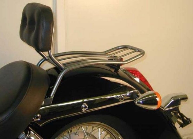Afbeeldingen van Solorack met rugsteun Hepco&Becker chroom Honda VT750 2004-2007