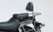 Afbeeldingen van Sissybar met rekje Hepco&Becker chroom Kawasaki EL250/ EL252