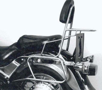 Toon details van Sissybar met rekje Hepco&Becker chroom Kawasaki VN800 CLASSIC -1999 Afbeeldingen van Sissybar met rekje Hepco&Becker chroom Kawasaki VN800 CLASSIC -1999