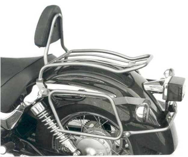 Afbeeldingen van Solorack met rugsteun Hepco&Becker chroom Suzuki VL125LC/ VL250LC INTRUDER