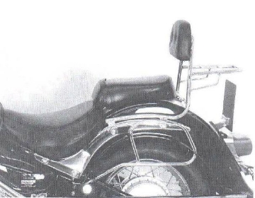 Toon details van Sissybar met rekje Hepco&Becker chroom Suzuki C800/ VL800LC Intruder -2008 Afbeeldingen van Sissybar met rekje Hepco&Becker chroom Suzuki C800/ VL800LC Intruder -2008