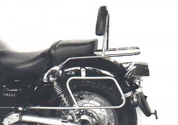 Toon details van Sissybar met rekje Hepco&Becker chroom Yamaha XV535 1988- Afbeeldingen van Sissybar met rekje Hepco&Becker chroom Yamaha XV535 1988-