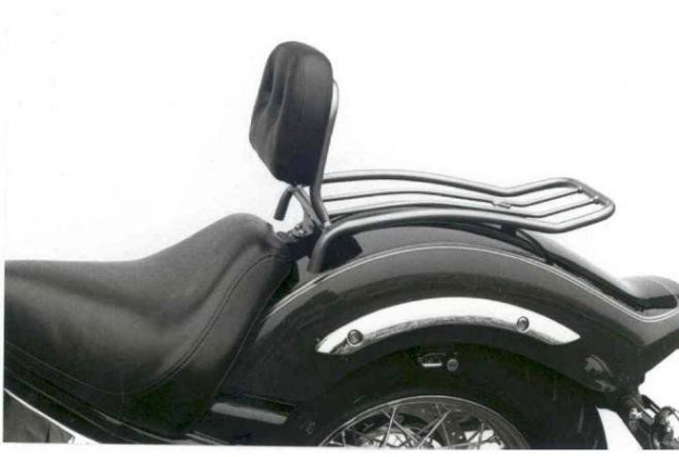 Afbeeldingen van Solorack met rugsteun Hepco&Becker chroom Yamaha XVS1100