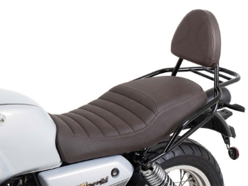 Toon details van Sissybar met rekje Hepco&Becker zwart/bruin Moto Guzzi V7 Special / Stone / Stone Centenario '21- Afbeeldingen van Sissybar met rekje Hepco&Becker zwart/bruin Moto Guzzi V7 Special / Stone / Stone Centenario '21-