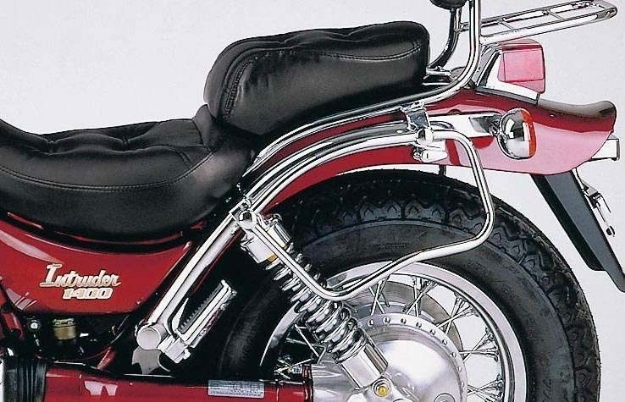 Afbeeldingen van Tassendragers standaard chroom Hepco&Becker Suzuki VS1400 Intruder