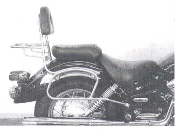Toon details van Tassendragers standaard chroom Hepco&Becker Yamaha XVS125/ XVS250 Afbeeldingen van Tassendragers standaard chroom Hepco&Becker Yamaha XVS125/ XVS250