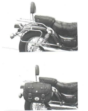 Toon details van Tassendragers standaard chroom Hepco&Becker Yamaha XV535 1988-1998 Afbeeldingen van Tassendragers standaard chroom Hepco&Becker Yamaha XV535 1988-1998