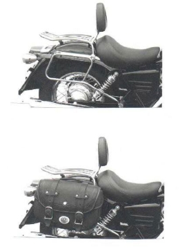 Toon details van Tassendragers standaard chroom Hepco&Becker Honda VT125 Afbeeldingen van Tassendragers standaard chroom Hepco&Becker Honda VT125