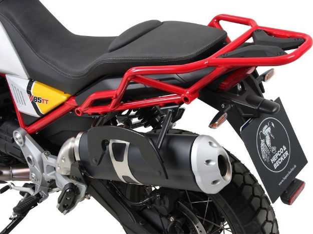 Afbeeldingen van C-Bow tasdragers zwart Hepco&Becker Moto Guzzi V85TT ‘19+
