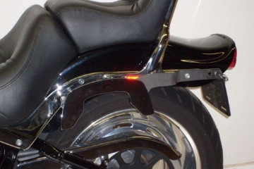 Toon details van C-Bow tasdragers chroom Hepco&Becker Harley Davidson FXSTC Softail Custom Afbeeldingen van C-Bow tasdragers chroom Hepco&Becker Harley Davidson FXSTC Softail Custom