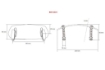 Afbeeldingen van Opzetruit verstelbaar transparant model Clip-On Puig (klemmen) 230x90mm