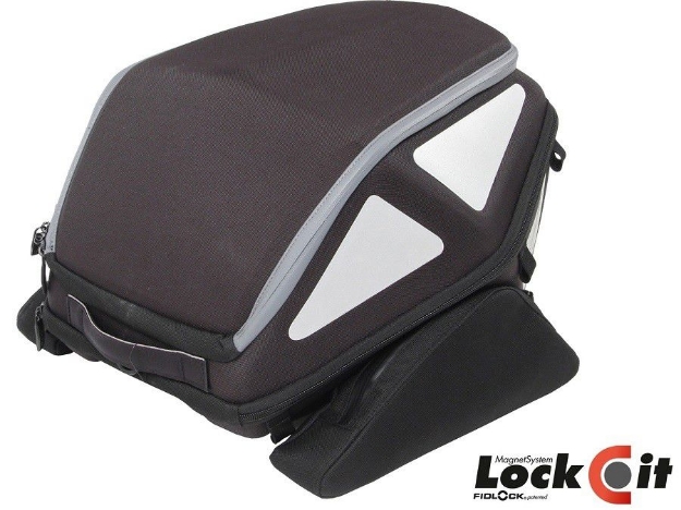 Afbeeldingen van Rear bag Royster zwart inclusief Lock it adapter Hepco&Becker