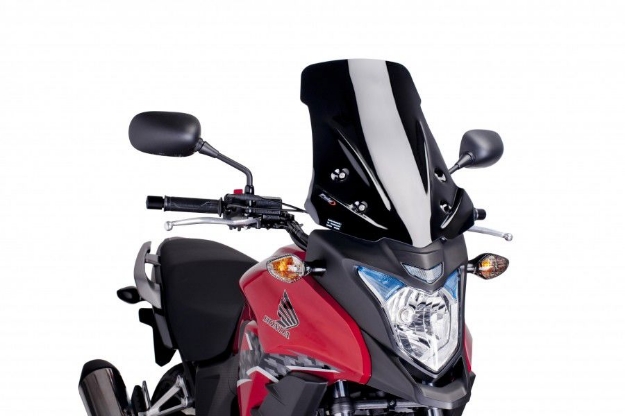 Afbeeldingen van Vervangingsruit touring Puig Honda CB500X '13-15 -zwart