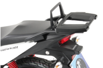 Toon details van Topdrager zwart Alurack Hepco&Becker Honda CB125F '15-20 Afbeeldingen van Topdrager zwart Alurack Hepco&Becker Honda CB125F '15-20