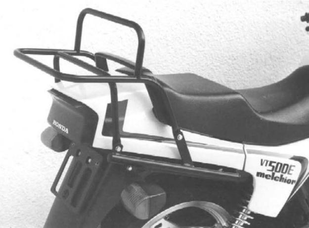 Afbeeldingen van Topdrager zwart Hepco & Becker Honda VT500E