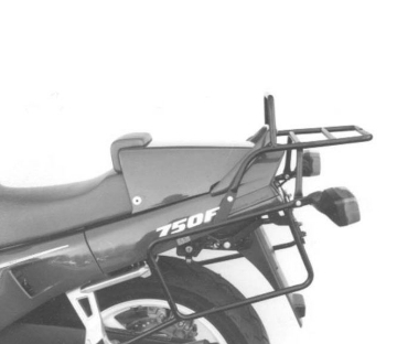 Toon details van Kofferrek zwart Hepco & Becker Honda VFR750F '86-'87 Afbeeldingen van Kofferrek zwart Hepco & Becker Honda VFR750F '86-'87