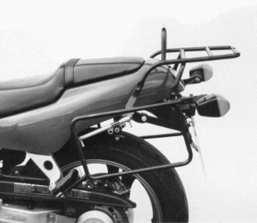 Toon details van Kofferrek zwart Hepco & Becker Honda NT650 HAWK Afbeeldingen van Kofferrek zwart Hepco & Becker Honda NT650 HAWK