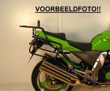 Toon details van Kofferrek zwart Hepco & Becker Kawasaki GPZ600R Afbeeldingen van Kofferrek zwart Hepco & Becker Kawasaki GPZ600R