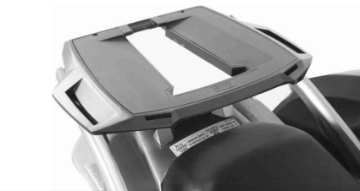 Toon details van Topdrager zwart Alurack Hepco&Becker Kawasaki GTR1400 '07- Afbeeldingen van Topdrager zwart Alurack Hepco&Becker Kawasaki GTR1400 '07-