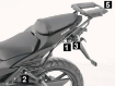 Afbeeldingen van Topdrager zwart Alurack Hepco&Becker Kawasaki NINJA 250R '08-