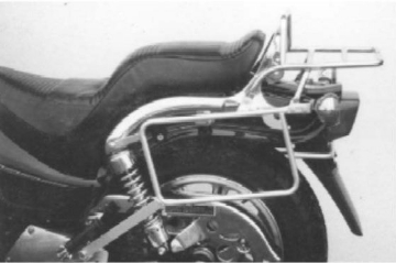 Toon details van Kofferrek chroom Hepco & Becker Kawasaki EN500 '90-'95 Afbeeldingen van Kofferrek chroom Hepco & Becker Kawasaki EN500 '90-'95