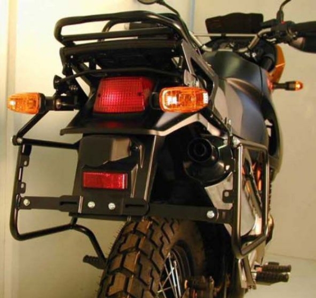 Afbeeldingen van Kofferrek zwart Hepco & Becker Kawasaki KLE500 '91-