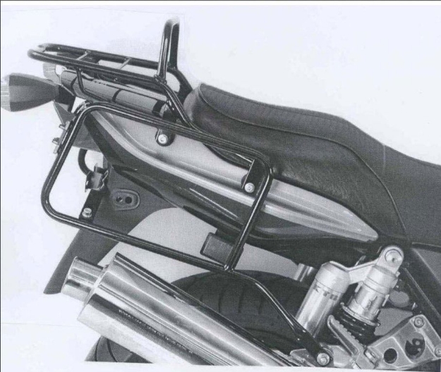 Afbeeldingen van Kofferrek zwart Hepco & Becker Kawasaki ZRX1100
