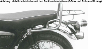 Toon details van Topdrager zwart Hepco&Becker Kawasaki W650/W800 Afbeeldingen van Topdrager zwart Hepco&Becker Kawasaki W650/W800