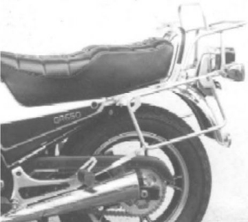 Toon details van Kofferrek chroom Hepco & Becker Suzuki GR650E Afbeeldingen van Kofferrek chroom Hepco & Becker Suzuki GR650E