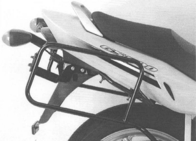 Afbeeldingen van Kofferrek zwart Hepco & Becker Suzuki GS 500E 2001- / GS 500F '04-